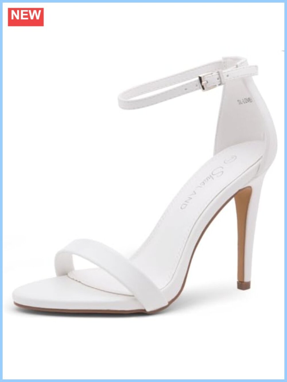 Women's Open Toe Stiletto Heels Adjustable Ankle Strap Dressy Strappy Sandals